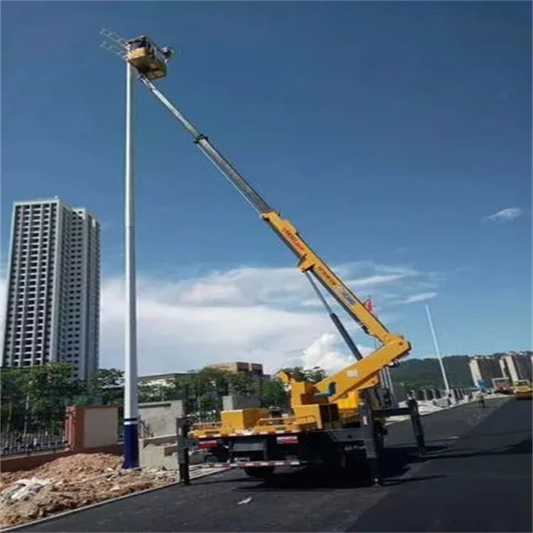 清溪镇维修路灯的曲臂升降车出租